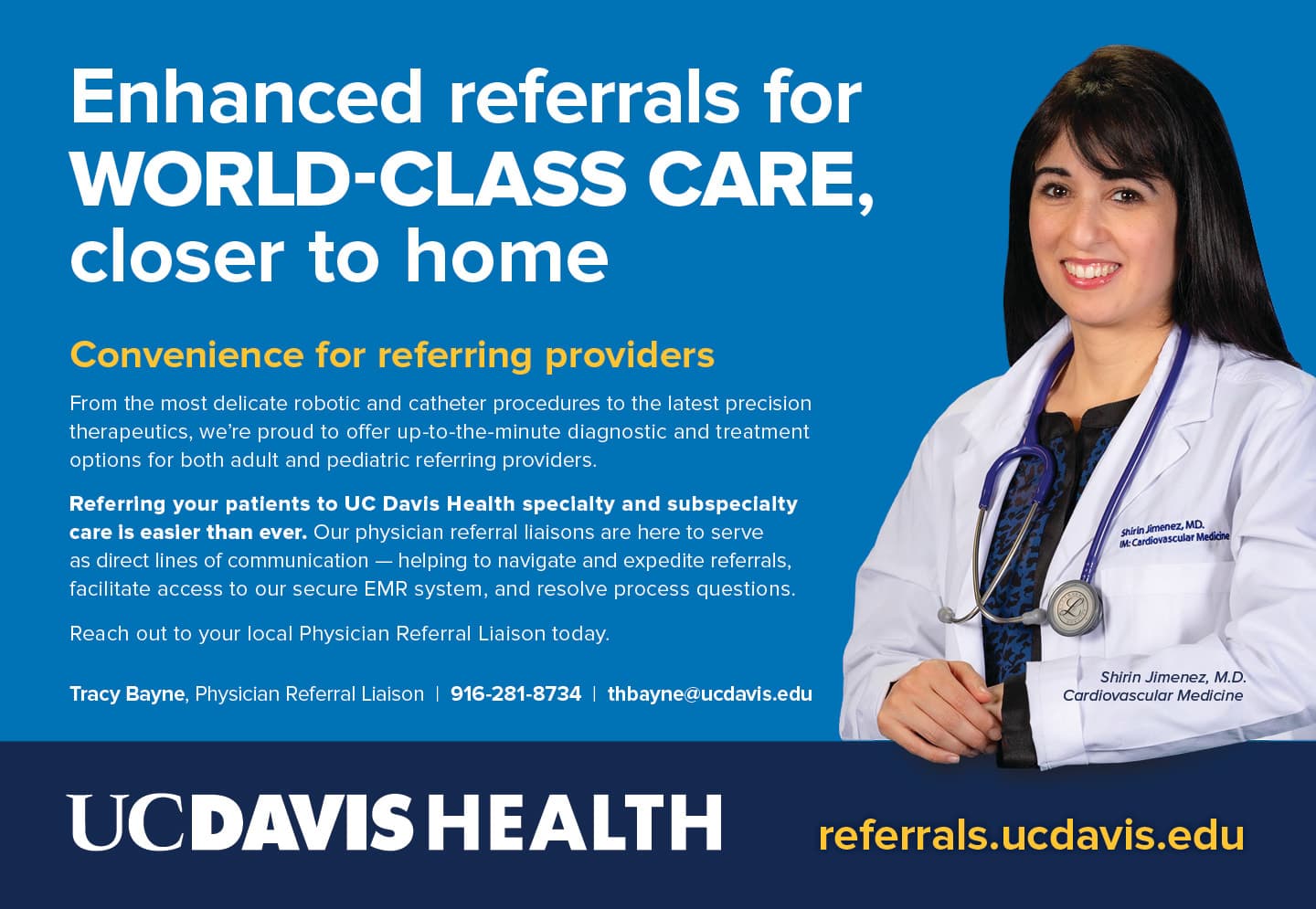 UC Davis Health enhanced referrals