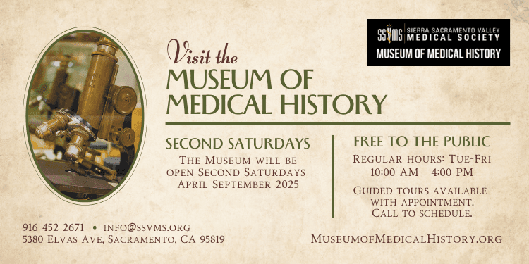 A poster for a museum of medical history