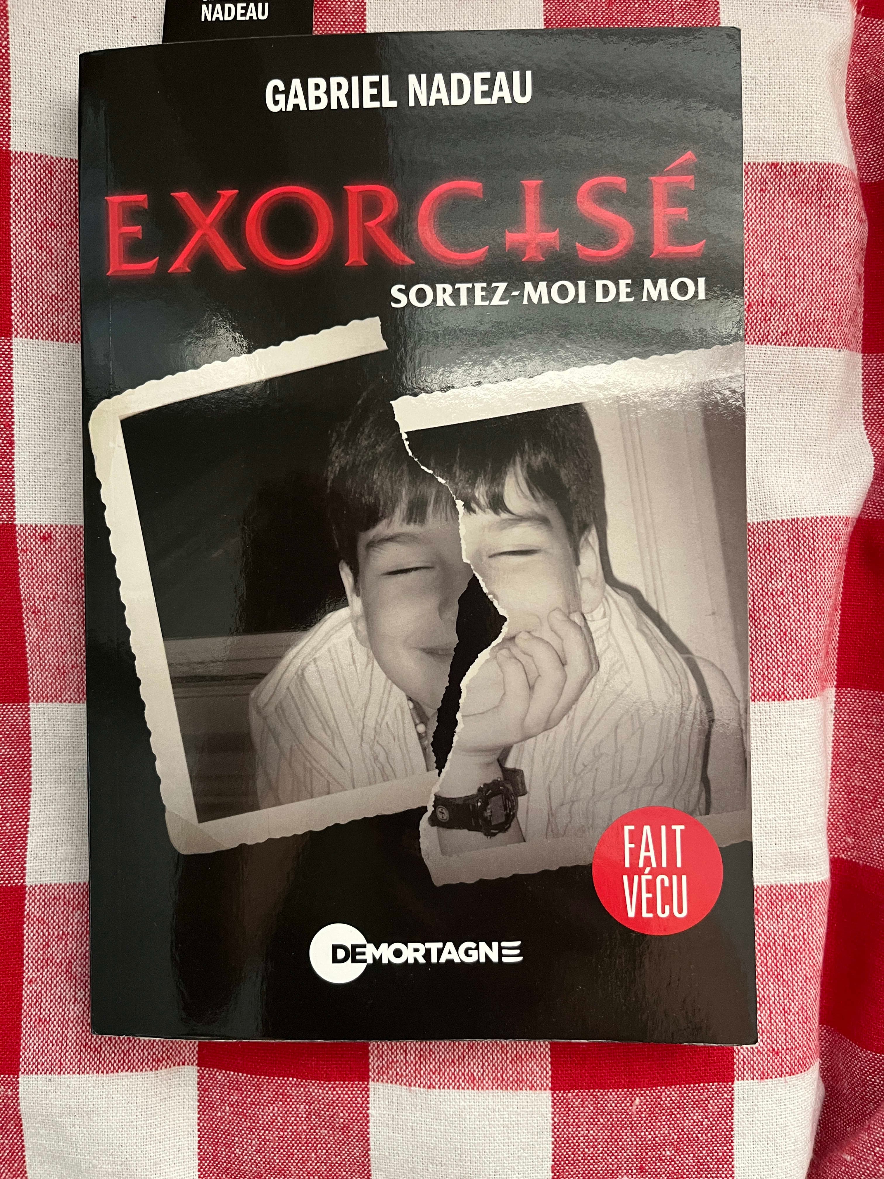 A book with a picture of a boy kissing another boy